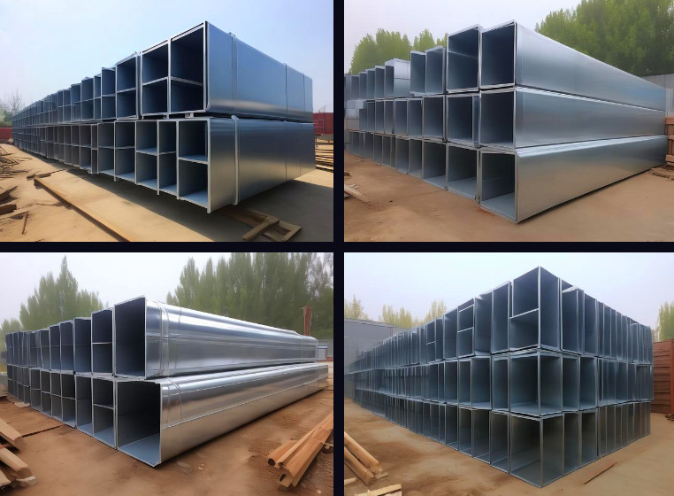 Common Square Tubes Used in Light Steel Villas