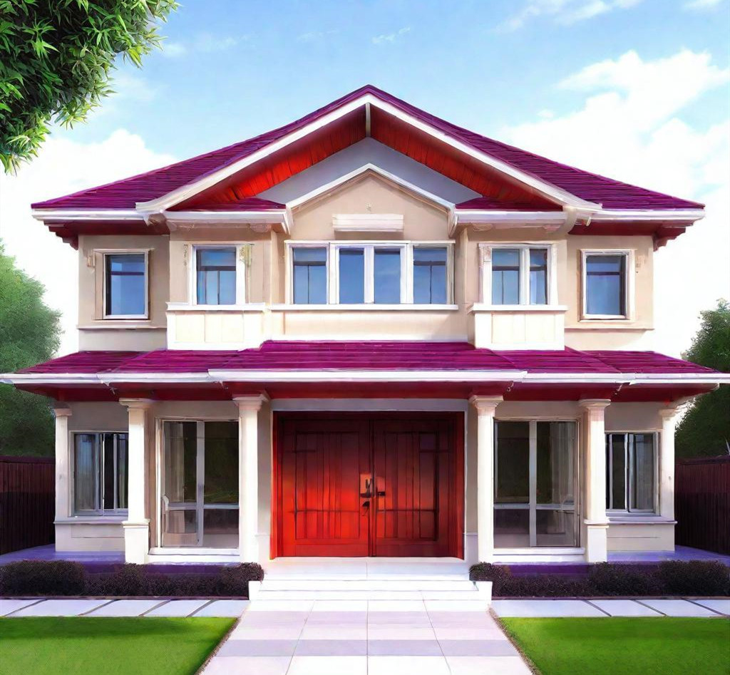 Display of Doors and Windows for Light Steel Villas