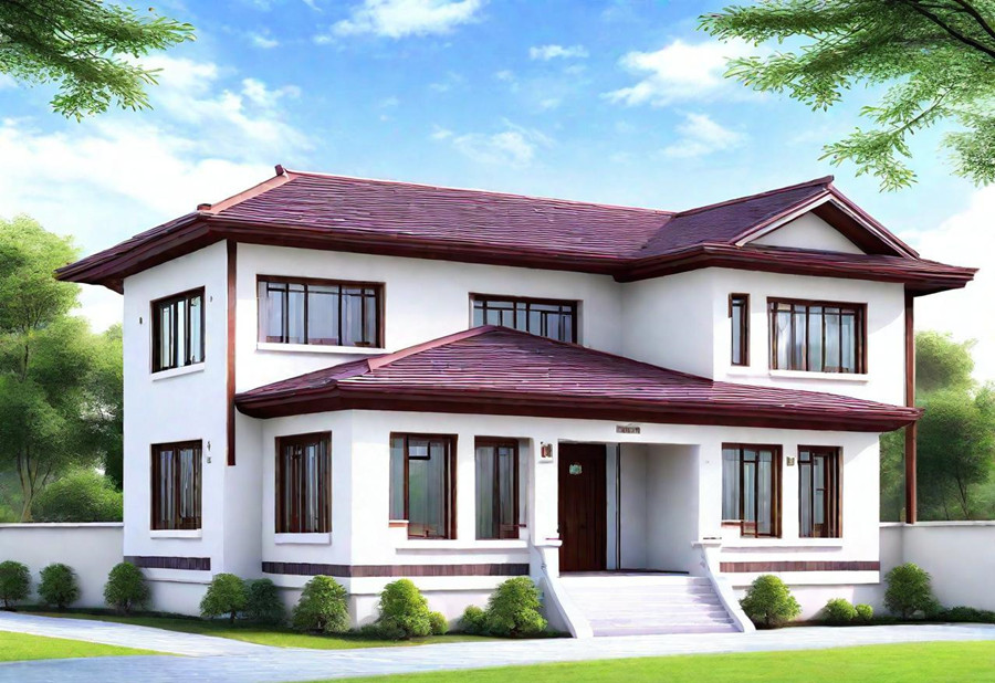 Completed Chinese-style Light Steel Villa